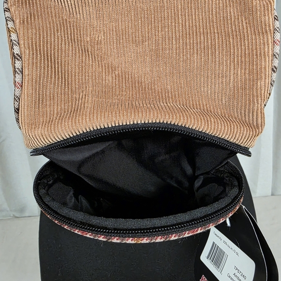 JanSport Corduroy Mini Backpack Sling Bag Caramel Brown NWT main image 11